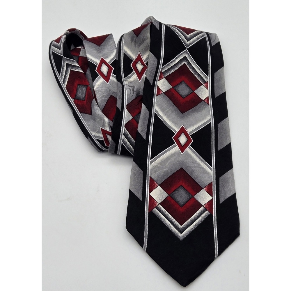 Conte di‎ Milano Silk Tie Mens Geometric Designer Formal Dress Neckwear 58x4